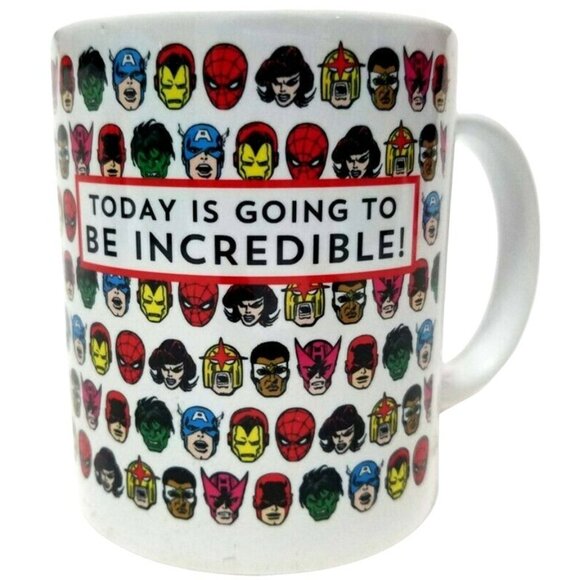 1 Pc. Moonpig Marvel Comics Marvel Universe Superheroes 12oz Ceramic Mug - Picture 2 of 7
